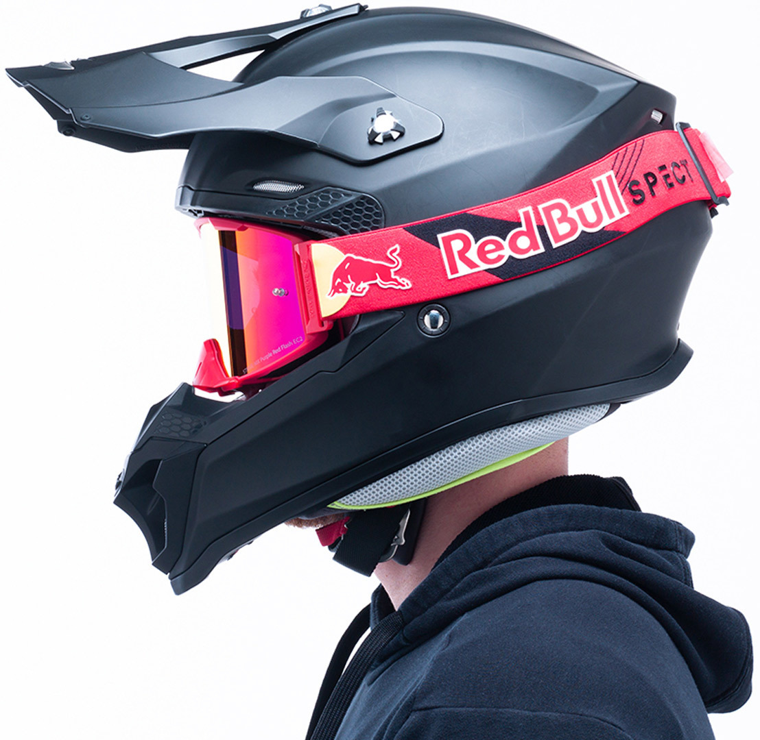 Red Bull Spect motokrosové brýle STRIVE S červené s červeným sklem