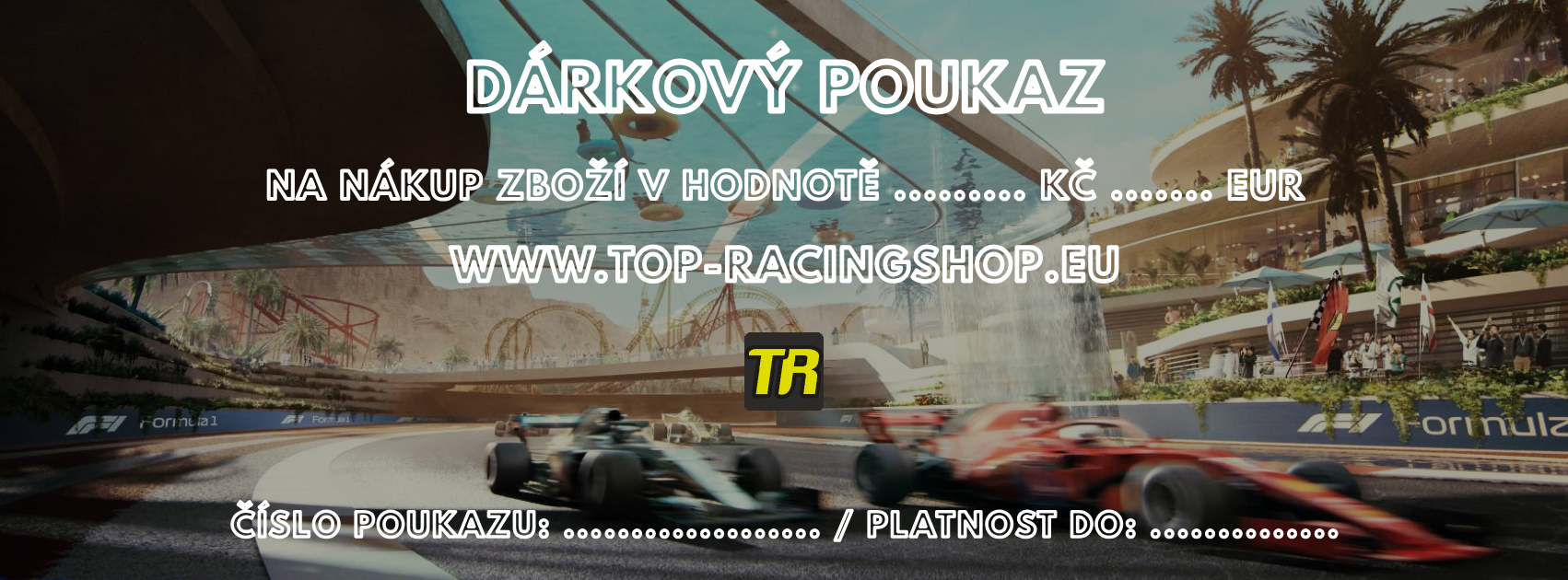 Tištěný dárkový poukaz 3000 Kč / 115,38 €