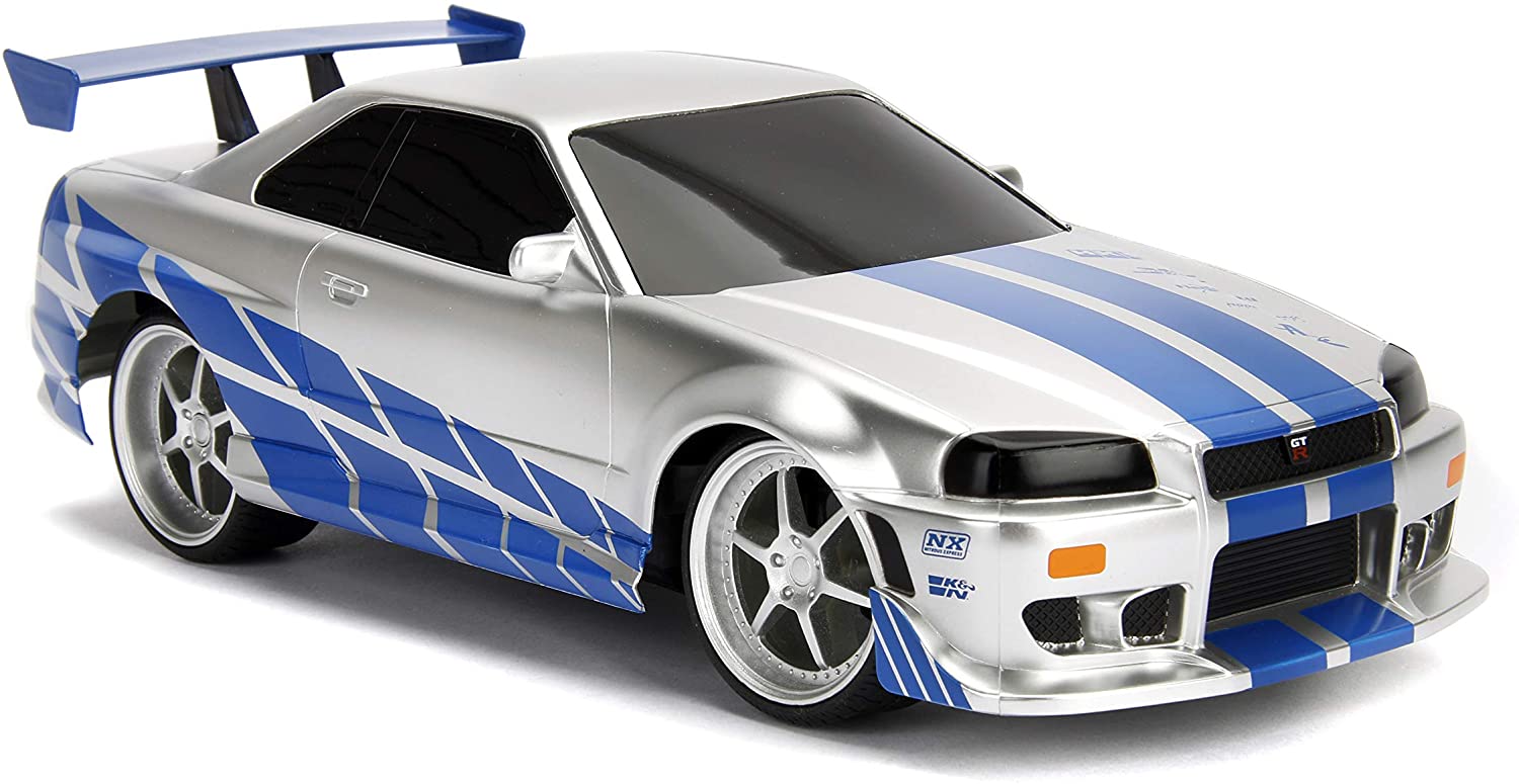 Model Rychle a Zběsile 2 Nissan Skyline GT-R34 na dálkové ovládání 1:24