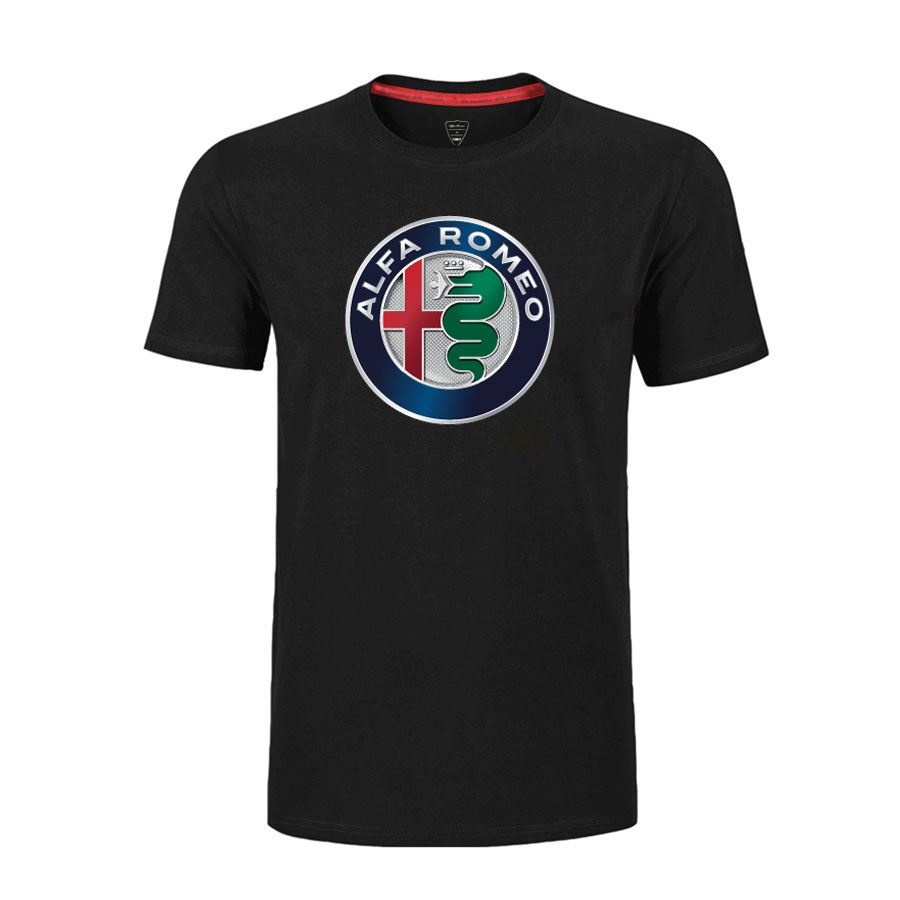 Alfa Romeo tričko černé s logem AR - M