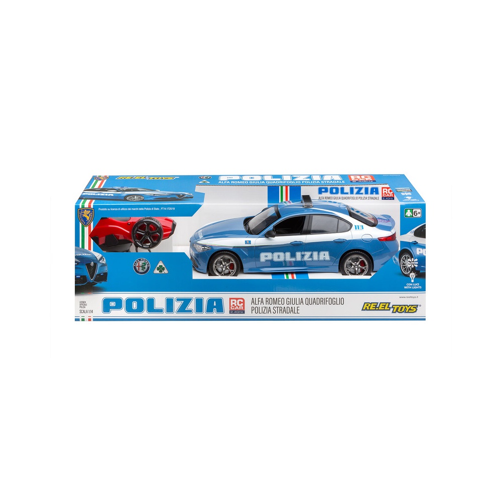 RC model Alfa Romeo Giulia Polizia 1:14