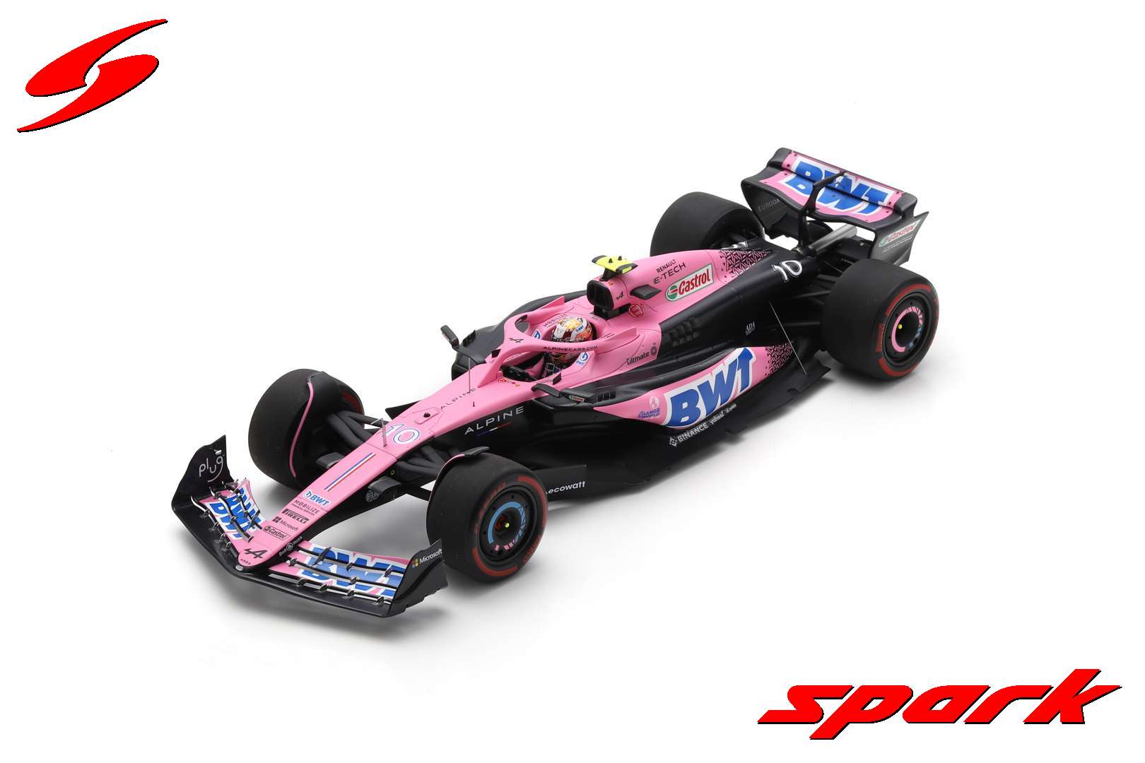 Model Spark BWT Alpine F1 Team A523 Pierre Gasly 1:18 Bahrain GP 2023