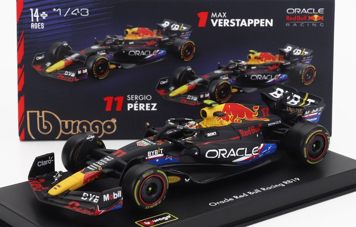 Model Red Bull F1 RB19 BBurago #11 Sergio Perez 2023 1:43 Signature SE Austin GP