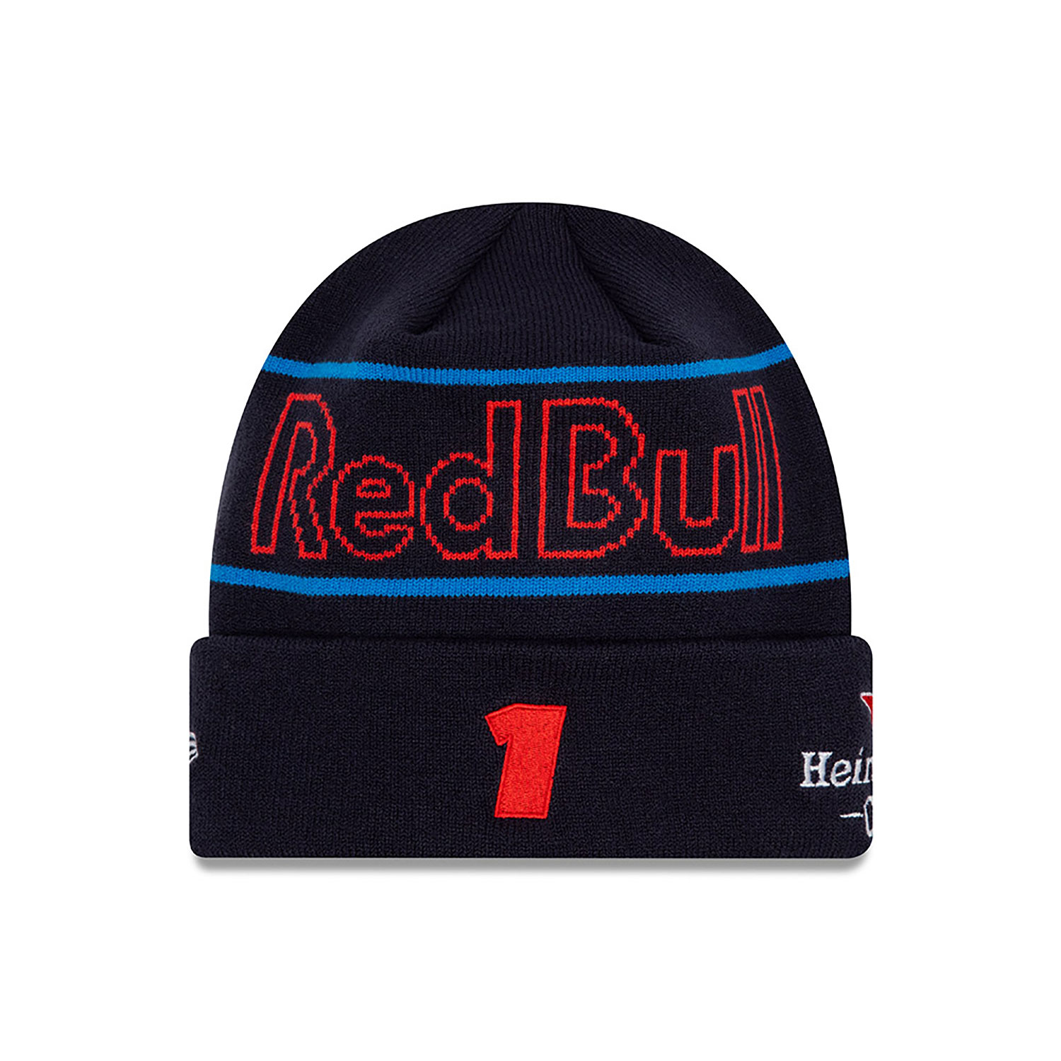 Týmová zimní čepice Max Verstappen - Red Bull Racing F1 tmavě modrá