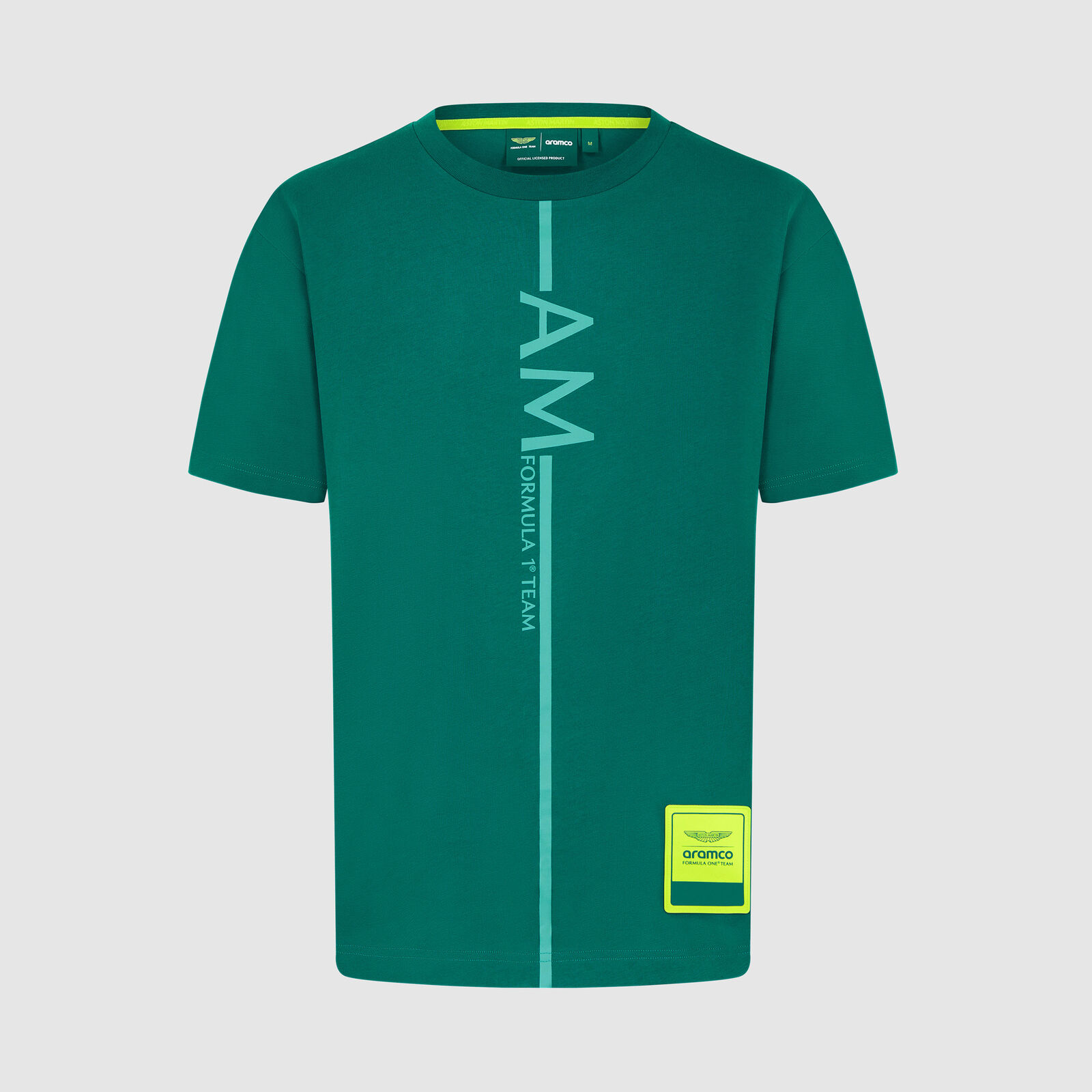 Aston Martin F1 Team volnočasové tričko Oversize zelené - XXL
