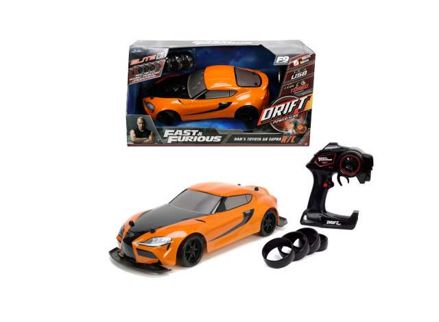 Model Rychle a Zběsile Toyota Supra 2020 na dálkové ovládání 1:10