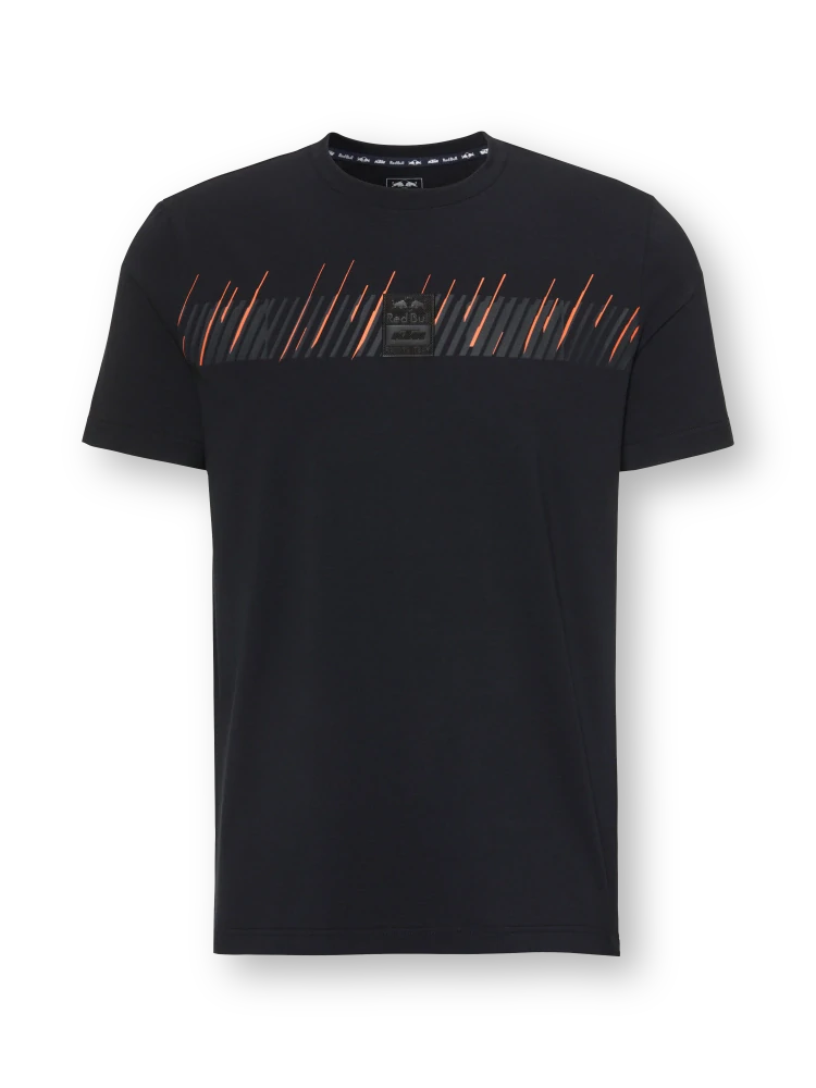 KTM Red Bull Racing volnočasové tričko Carbon černé - XS