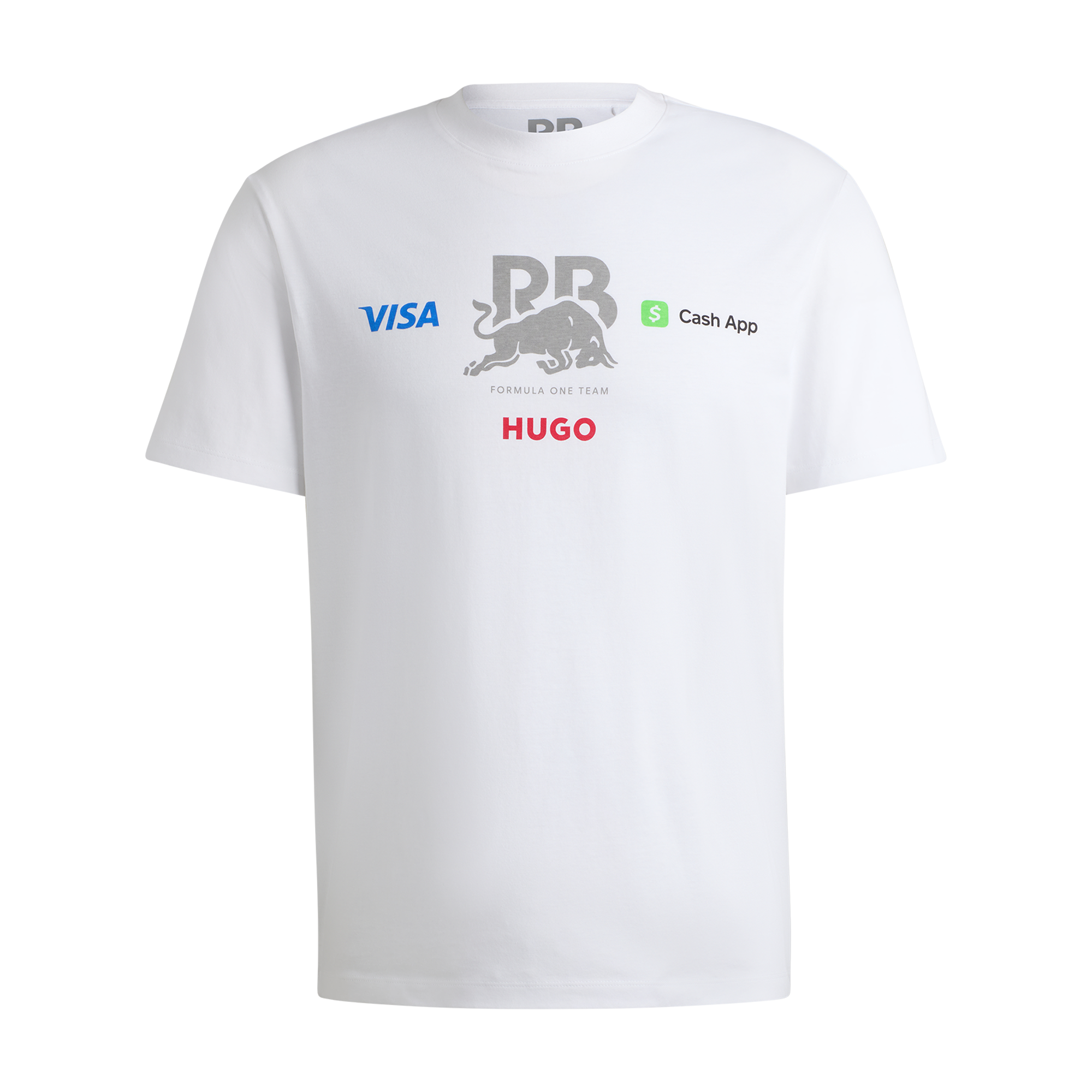 Tričko Yuki Tsunoda - Visa Cash App RB - F1 Team bílé
