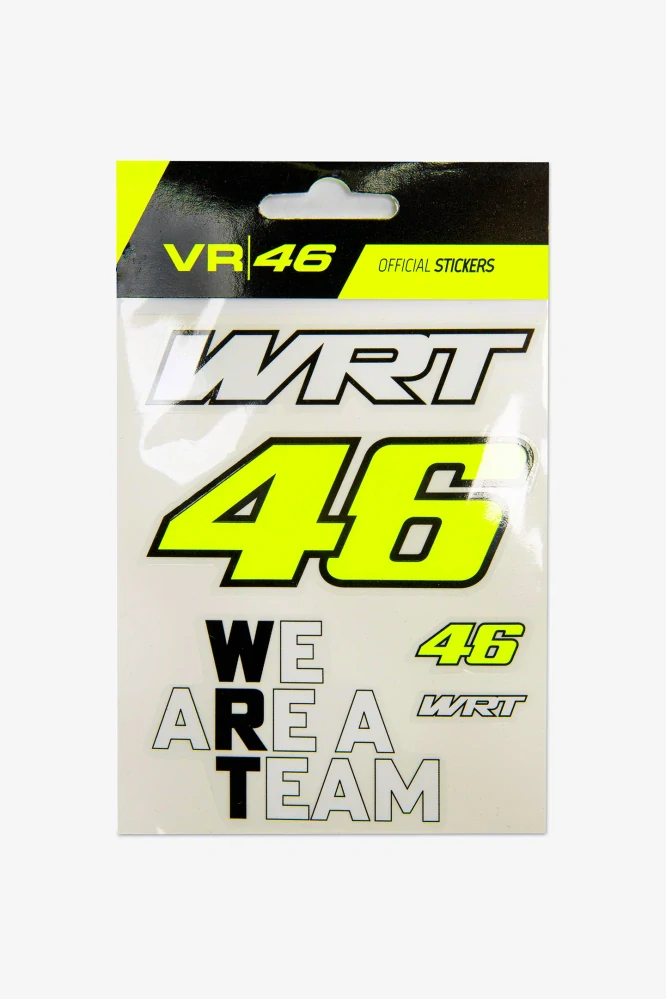 VR46 - Valentino Rossi WRT velké balení samolepek