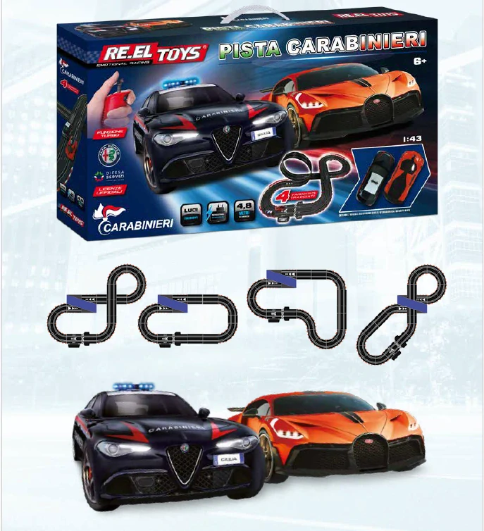 Autodráha PISTA Alfa Romeo Carabinier - Bugatti 1:43