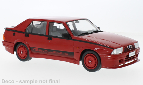 Model Alfa Romeo 75 Turbo Evoluzione červená 1:18