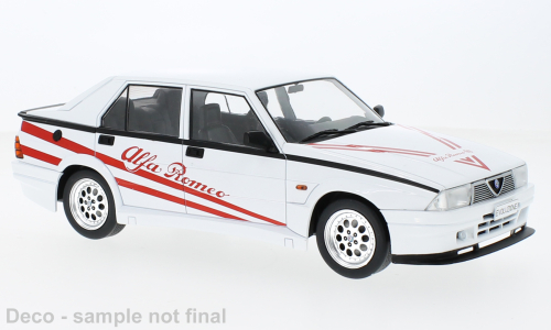 Model Alfa Romeo 75 Turbo Evoluzione bílá 1:18