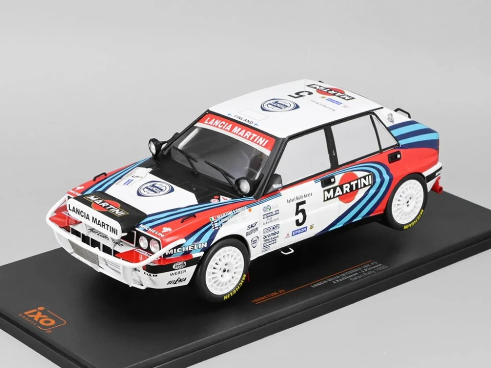 Model Lancia Delta Integrale Rally Kankkunen-Piironen Safari Rally 1990 1:18