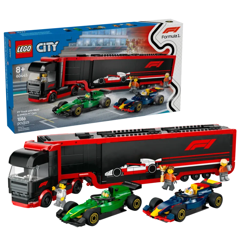 LEGO stavebnice Aston Martin/Red Bull - kamion Formule 1 - edice city