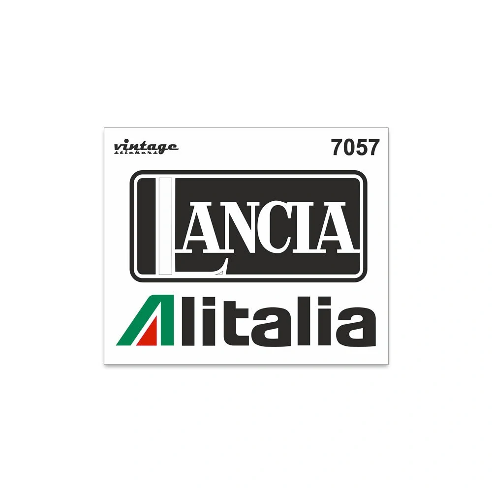 Samolepka Lancia Alitalia vintage