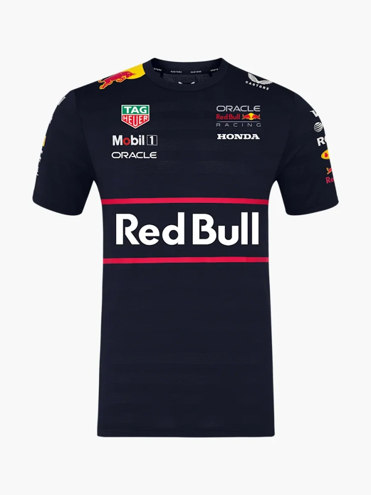 Týmové tričko Oracle Red Bull Racing s logy sponzorů