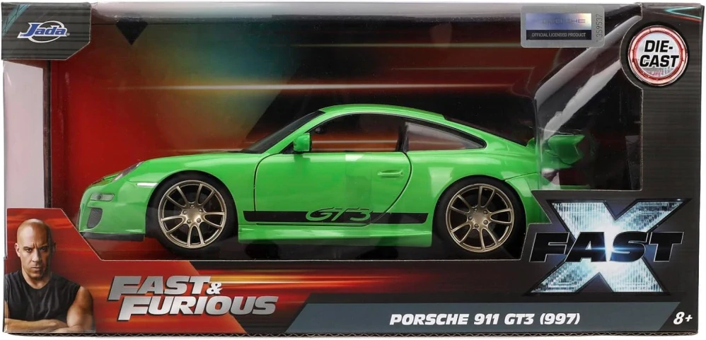 Model Rychle a Zběsile Porsche 911 GT3 RS 1:24 Fast X