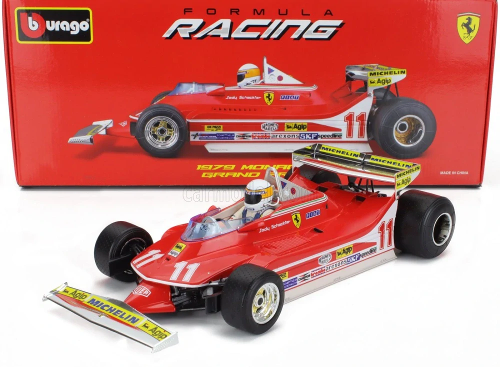 Model Ferrari F1 312T4 1979 Monaco GP J. Scheckter 1:18