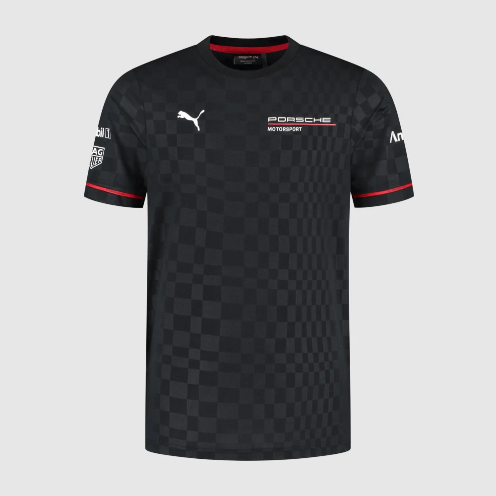 Týmové tričko Porsche Motorsport s logy sponzorů