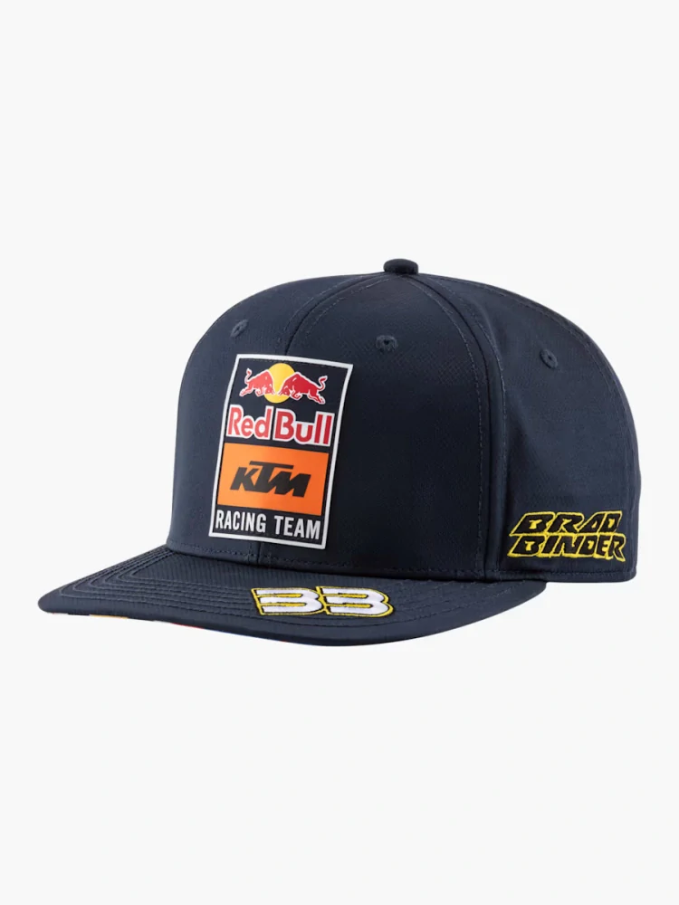 KTM Red Bull týmová kšiltovka MotoGP B. Binder s rovným kšiltem