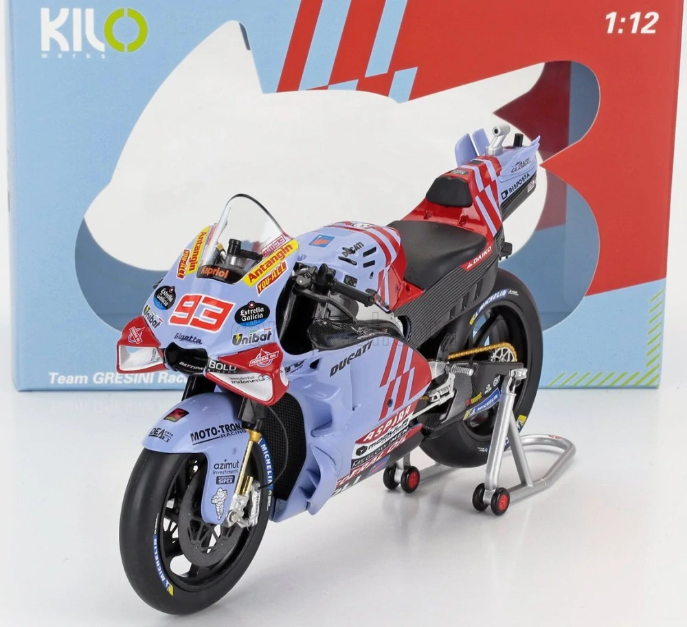 Model NZG MotoGP - Ducati GP23 Marc Marquez 1:12