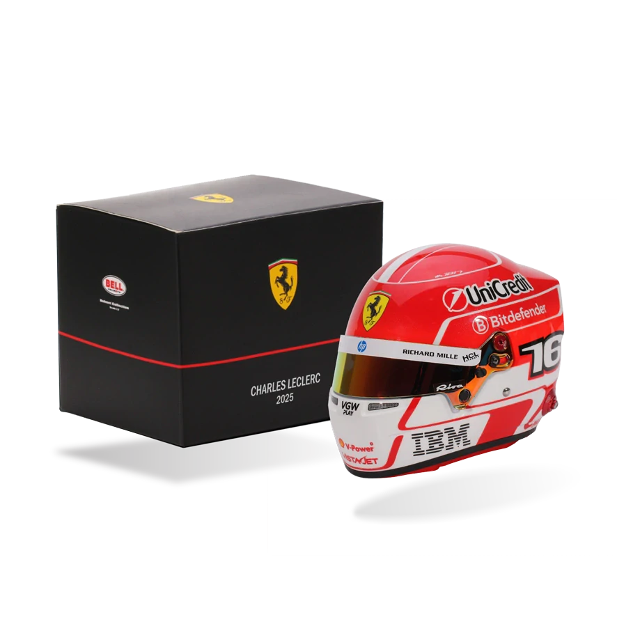 Model přilby Charles Leclerc 2025 BELL 1:2