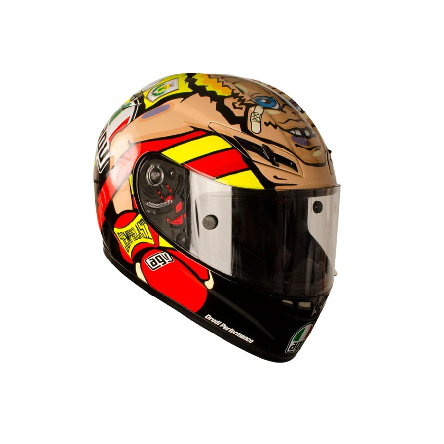 Model přilby MotoGP Valentino Rossi Misano 2012 1:5