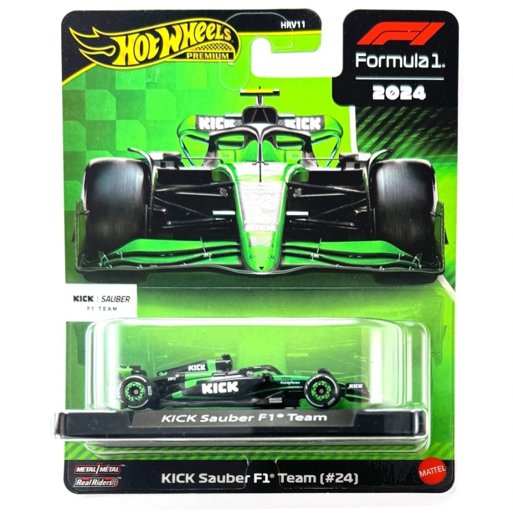 Model Hot Wheels F1 Premium - Zhōu Guànyǔ KICK Sauber F1 1:64