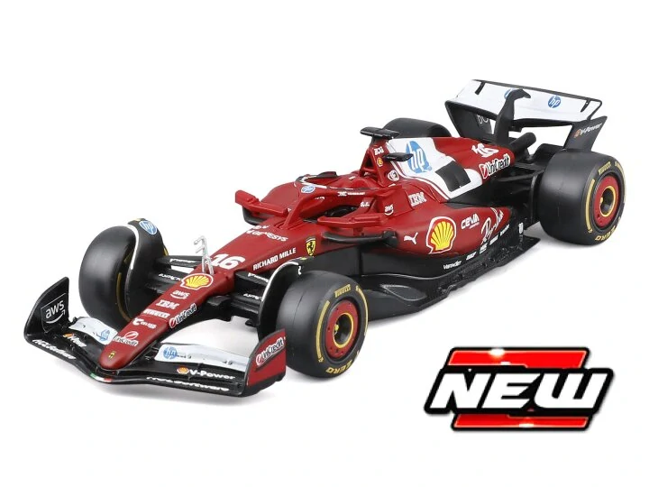 Model Scuderia Ferrari SF-25 BBurago #16 Charles Leclerc 2025 1:43