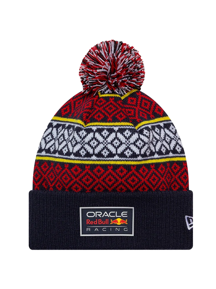 Zimní čepice Red Bull Racing F1 s bambulí - Winter edition