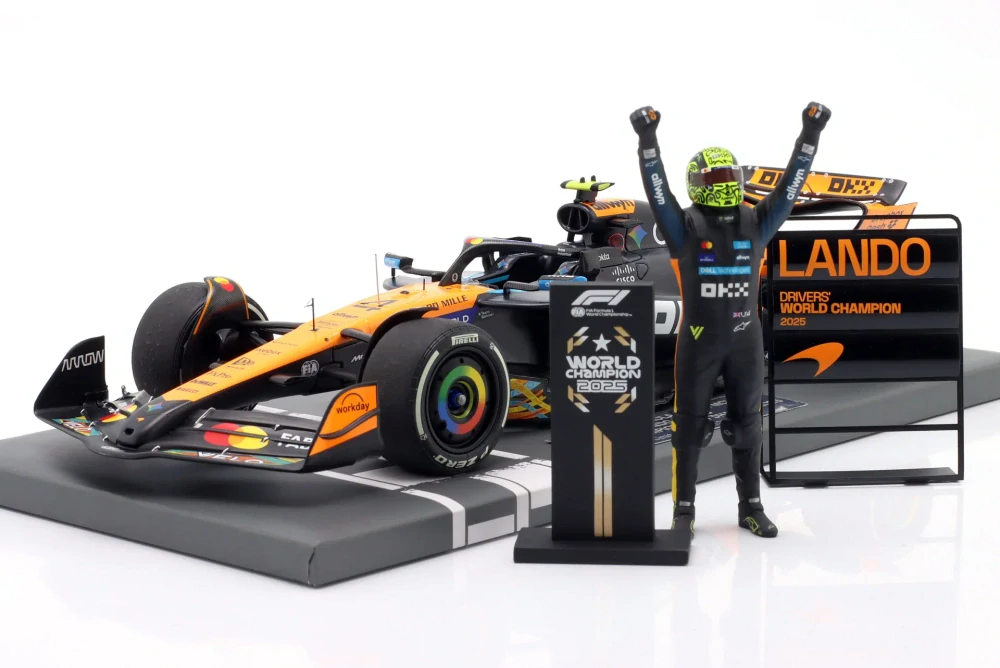 Model Minichamps McLaren MCL38 Lando Norris Abu Dhabi World Champion 1:18 2025