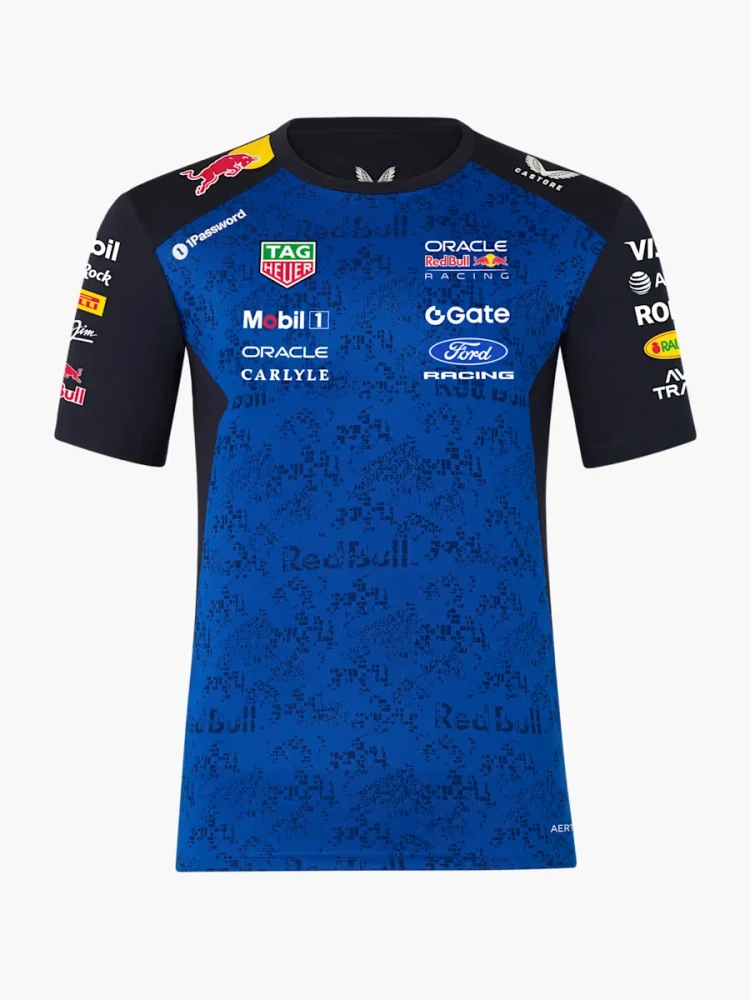 Tričko Oracle Red Bull Racing s logy sponzorů - týmová edice