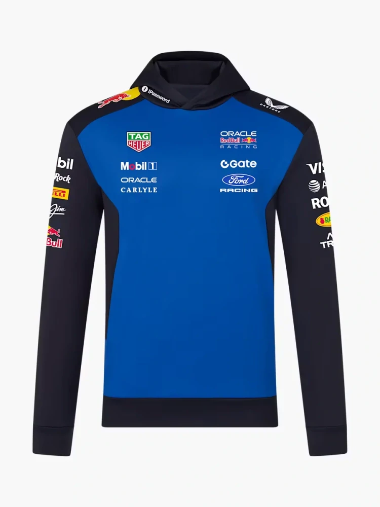Mikina Oracle Red Bull Racing s logy sponzorů - týmová edice