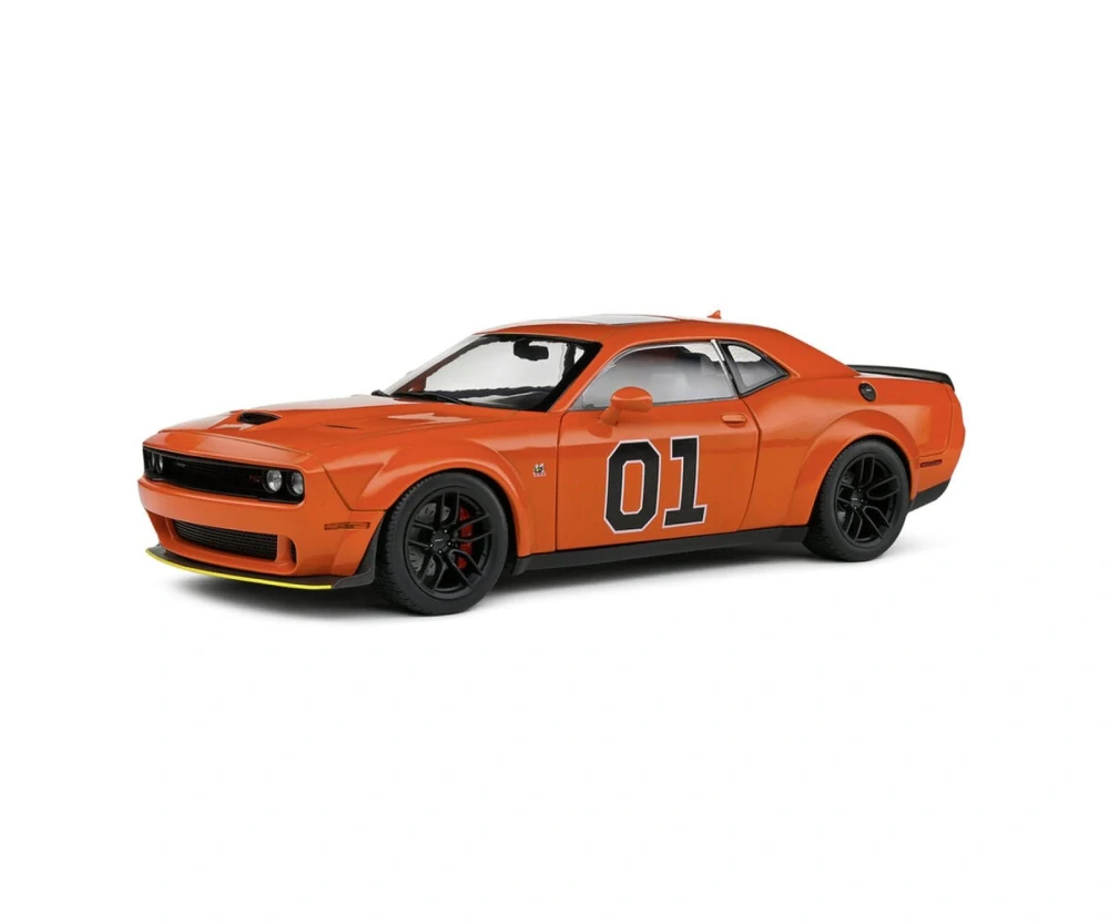 Model Solido Dodge Challenger R/T Scat Pack Widebody #01 Hazzard Tribute 2023 1:18
