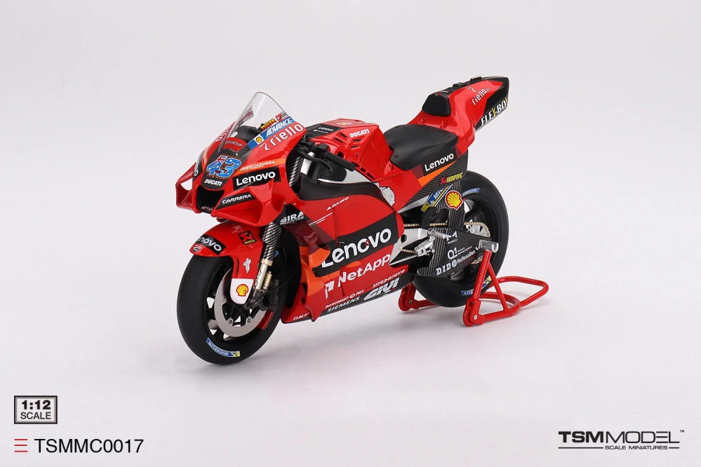 Model TSM MotoGP - Ducati Desmosedici Jack Miller GP22 #43 2022 1:12