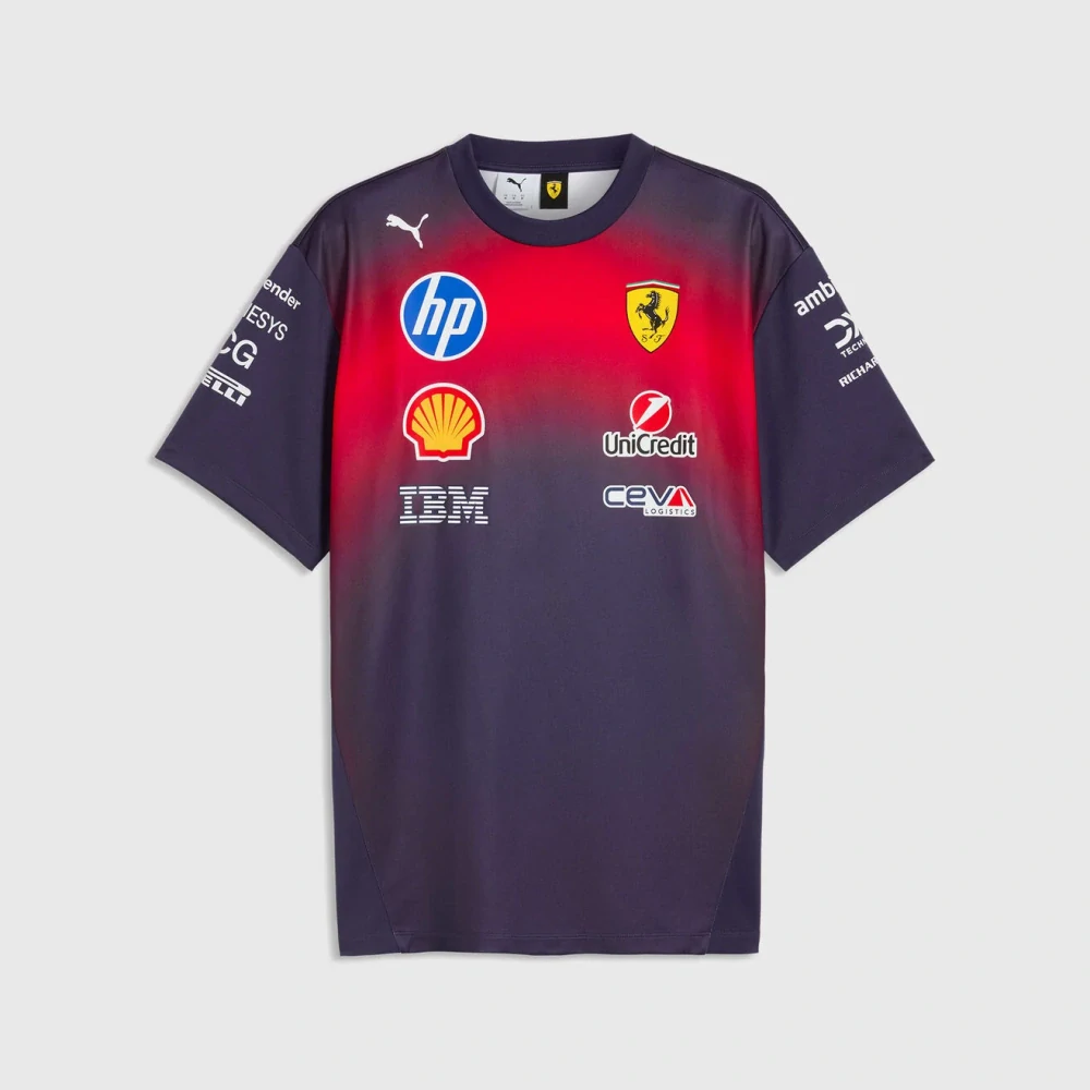 Tričko Scuderia Ferrari F1 s logy sponzorů - edice CHINA 2026
