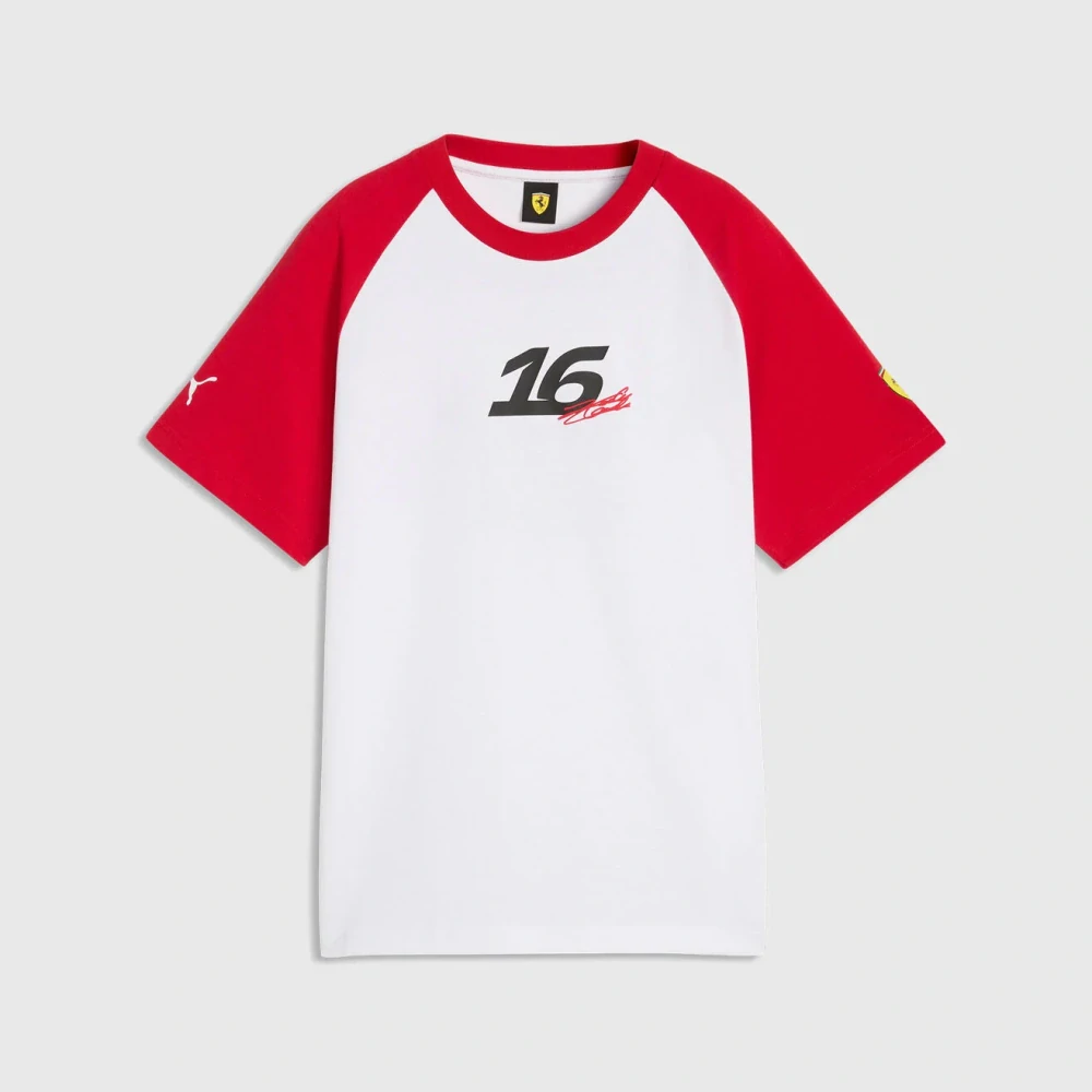 Dětské tričko Charles Leclerc Scuderia Ferrari F1 x Puma - fanouškovská edice - 164 CM