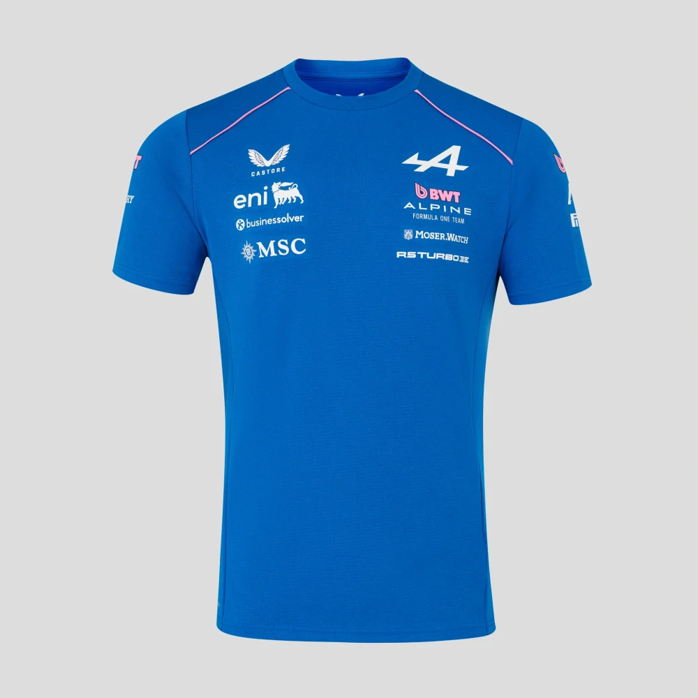 Tričko BWT Alpine F1 s logy sponzorů - týmová edice - XL