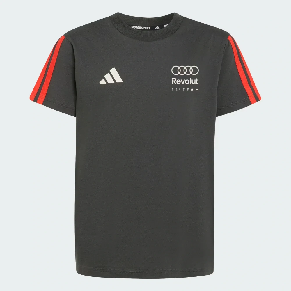 Dětské tričko Audi Revolut F1 šedé x Adidas - volnočasová edice - 164 CM