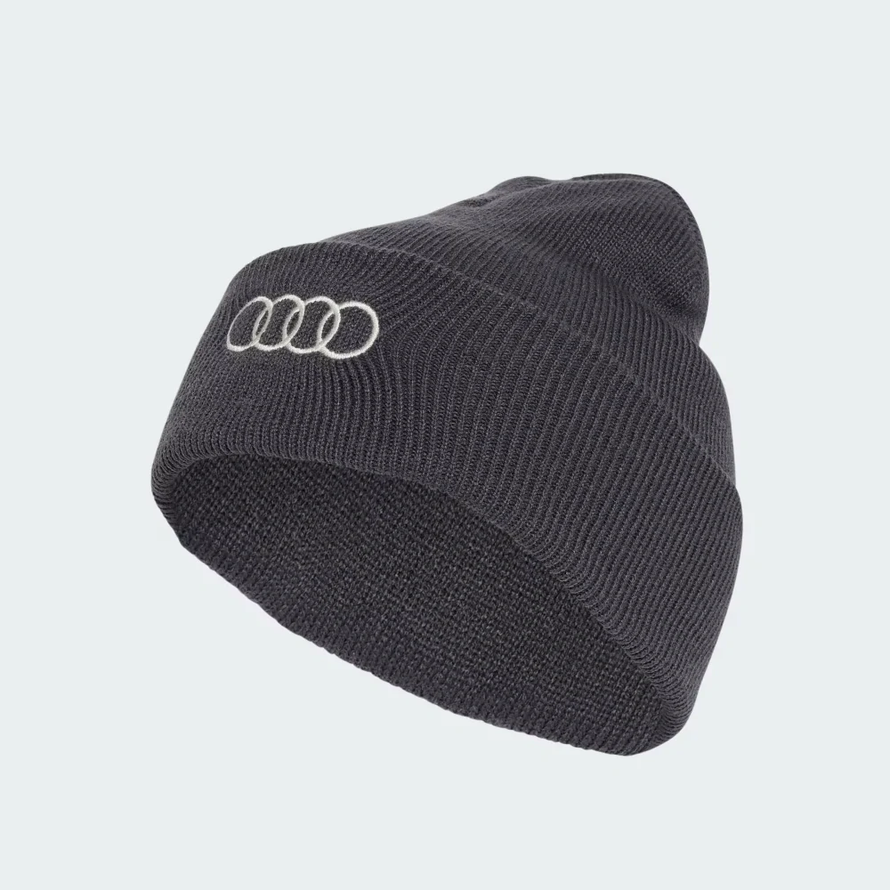 Zimní čepice Audi Revolut F1 tmavě šedá x Adidas - týmová edice