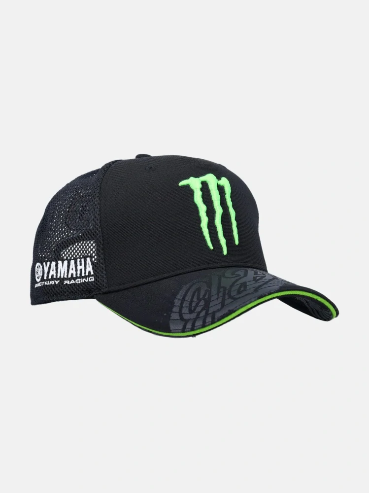 Sponzorská kšiltovka Fabio Quartararo - Monster Energy se zahnutým kšiltem