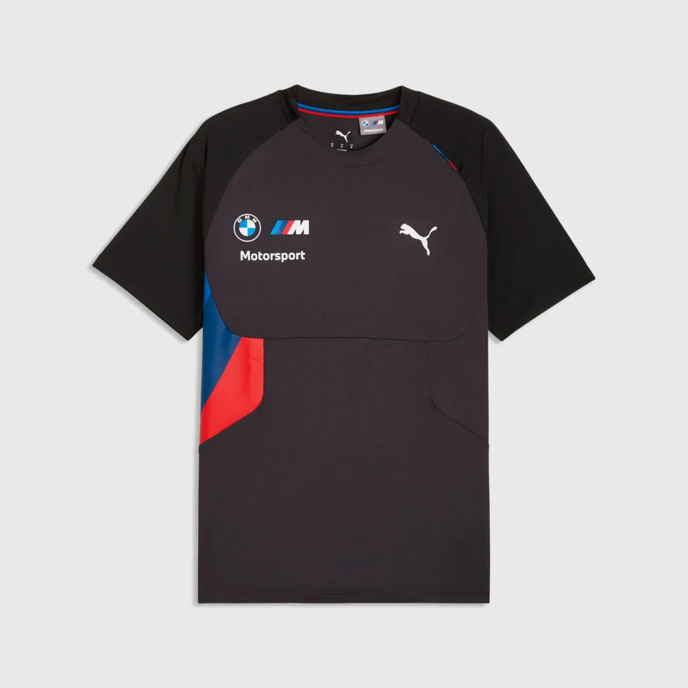 Týmové tričko BMW Motorsport x Puma - černé