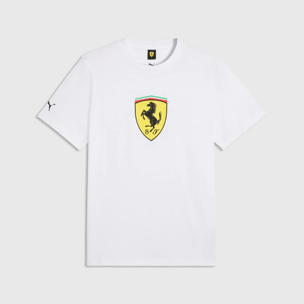 Fanouškovské tričko Scuderia Ferrari F1 s logem bílé - XL