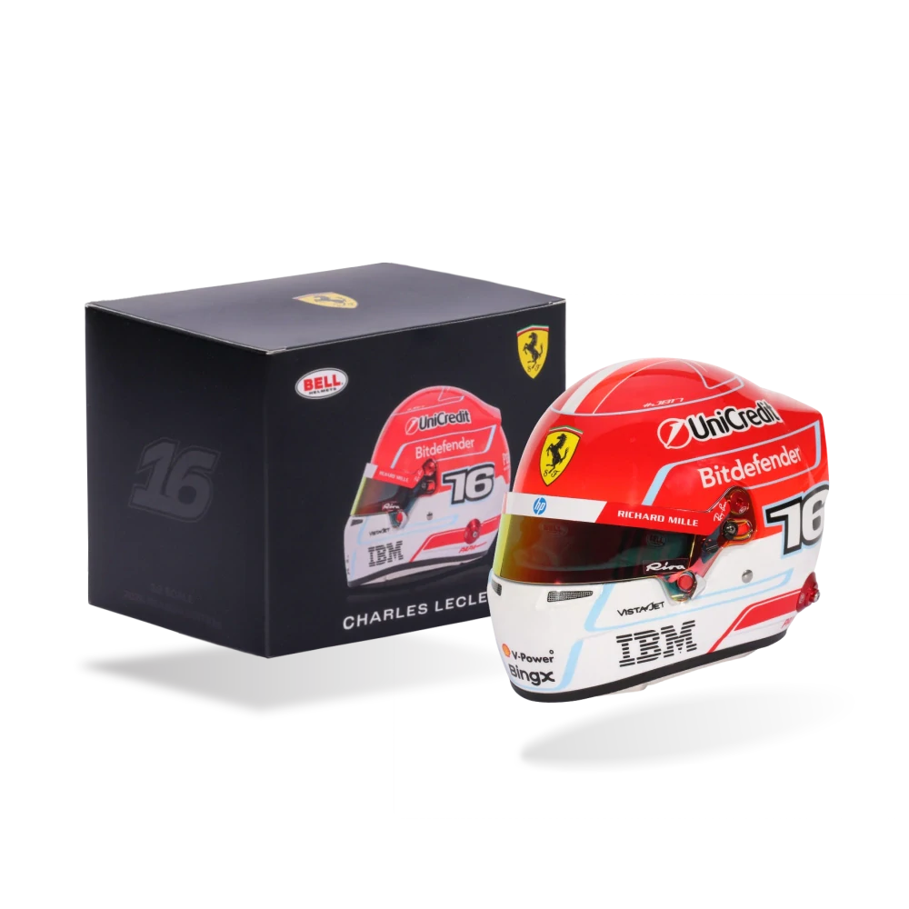 Model přilby Charles Leclerc 2026 BELL 1:2