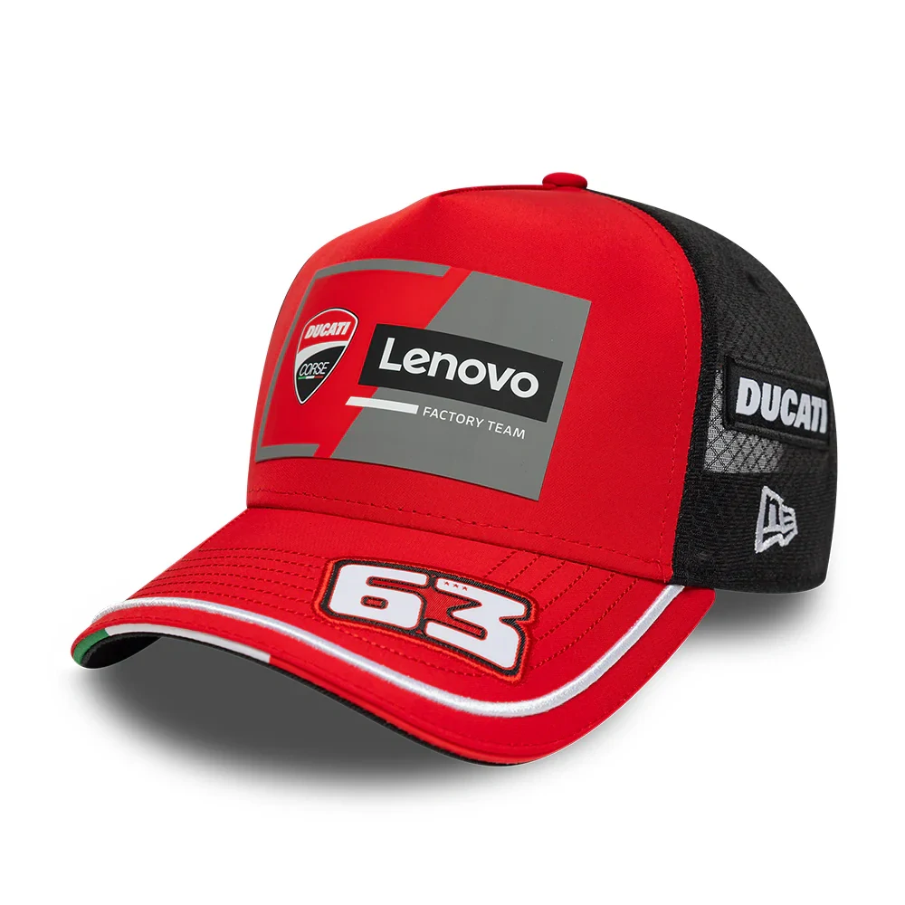 Týmová kšiltovka Ducati MotoGP Pecco Bagnaia x New Era - týmová edice