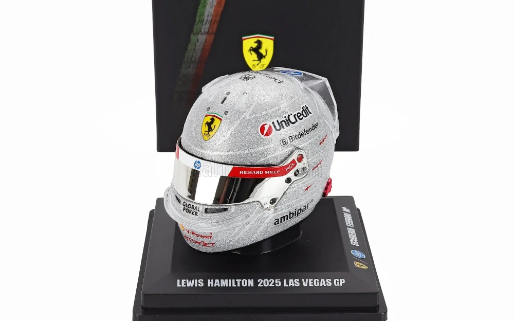 Model přilby Lewis Hamilton - SF Las Vegas 2025 1:5 LookSmart