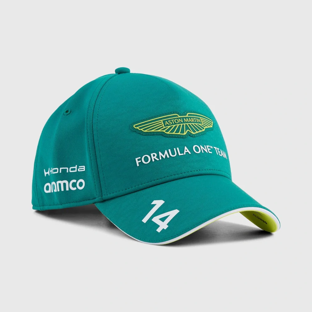 Kšiltovka Fernando Alonso - Aston Martin F1 s logy sponzorů - týmová edice