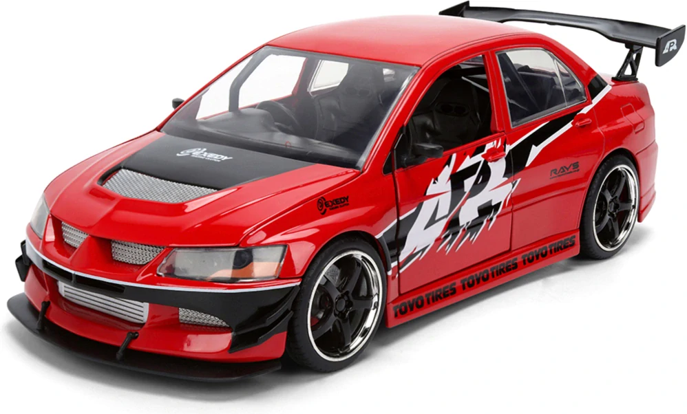 Model Rychle a Zběsile Mitsubishi Lancer EVO IX - 2006 Tokyo Drift 1:24