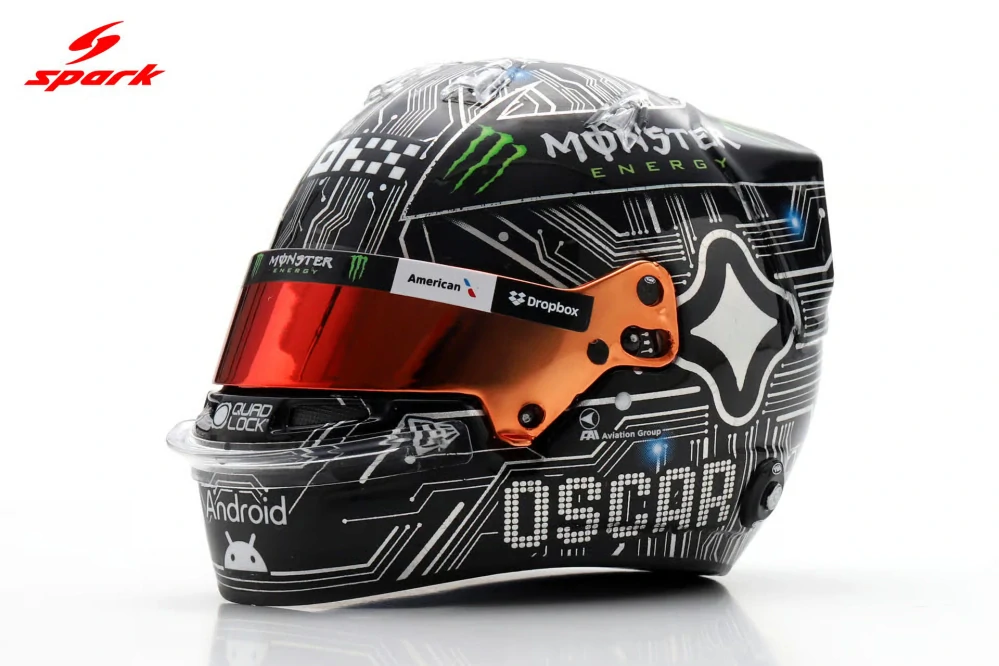 Model přilby SPARK Oscar Piastri USA GP F1 2025 1:5