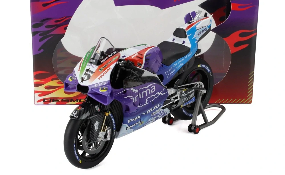 Model NZG MotoGP - Ducati GP23 Johann Zarco 1:12 - edice Mugello